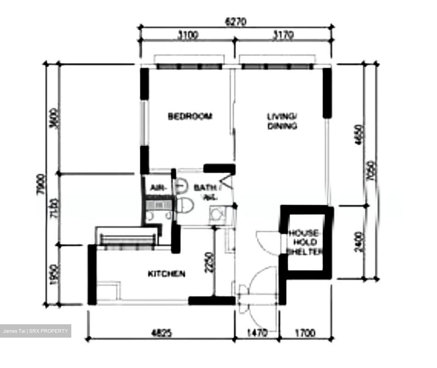 Blk 457B Fernvale Woods (Sengkang), HDB 2 Rooms #553424321